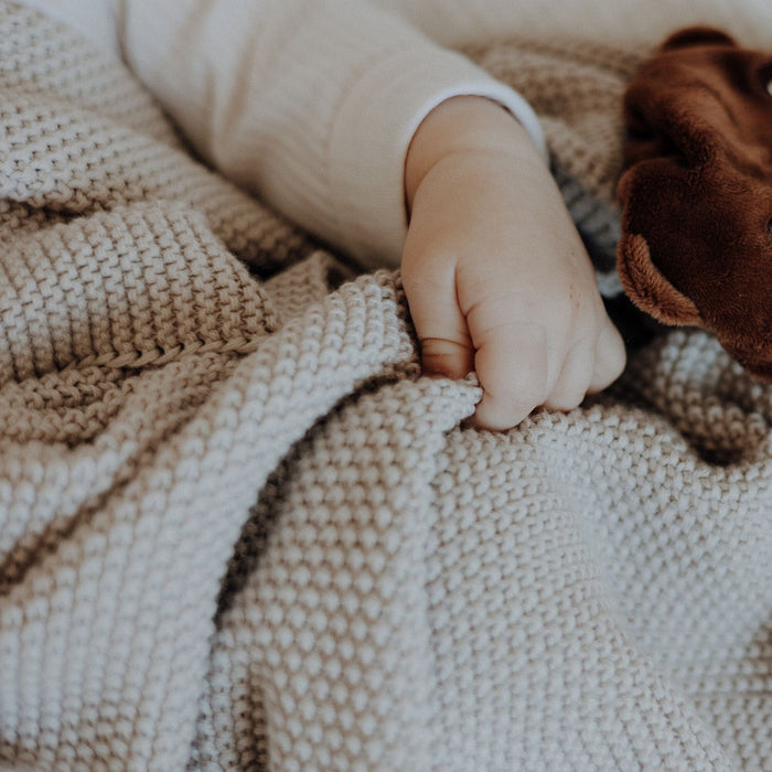 Strickdecke | Essential Beige