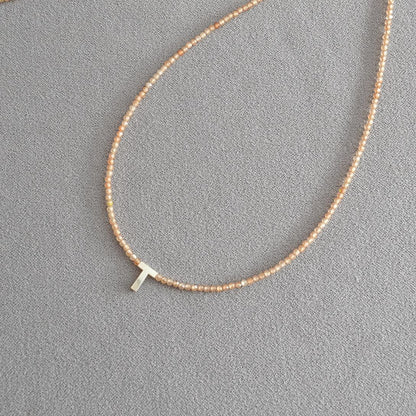 üì¢üì¢40% OFF !! ‚è∞Romantic Initial Beaded Choker Necklace