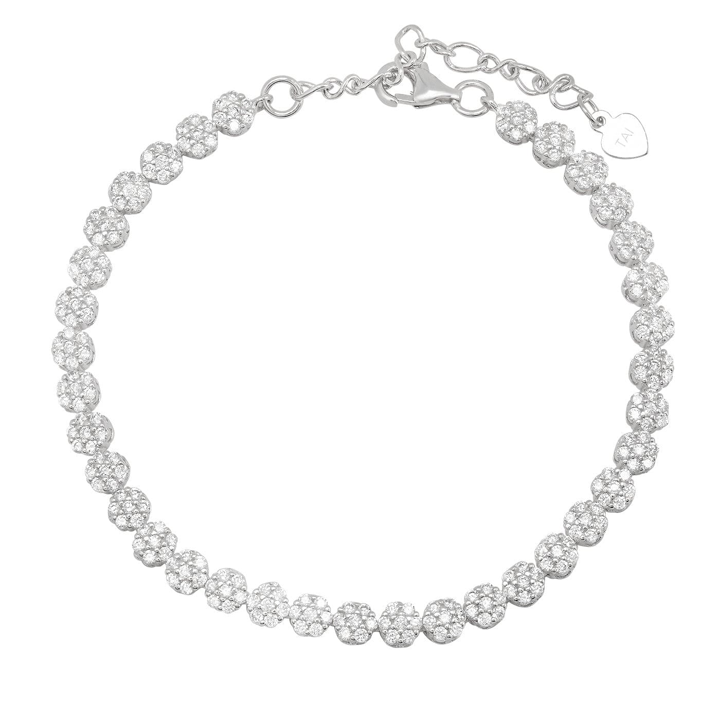 Honeycomb CZ Bracelet