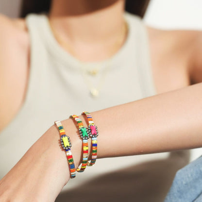 Matte Jewel Tila Bracelet