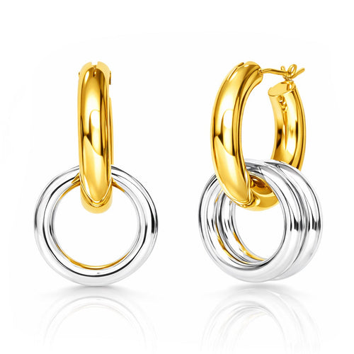 Hoop Drop Earrings