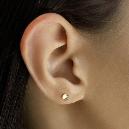 Pave CZ Bow Studs