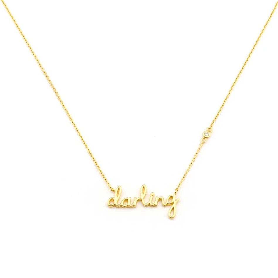 Darling Script Necklace