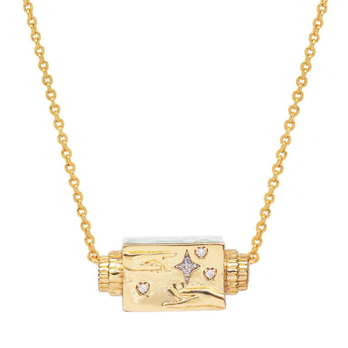 Guiding Hands Spinner Necklace