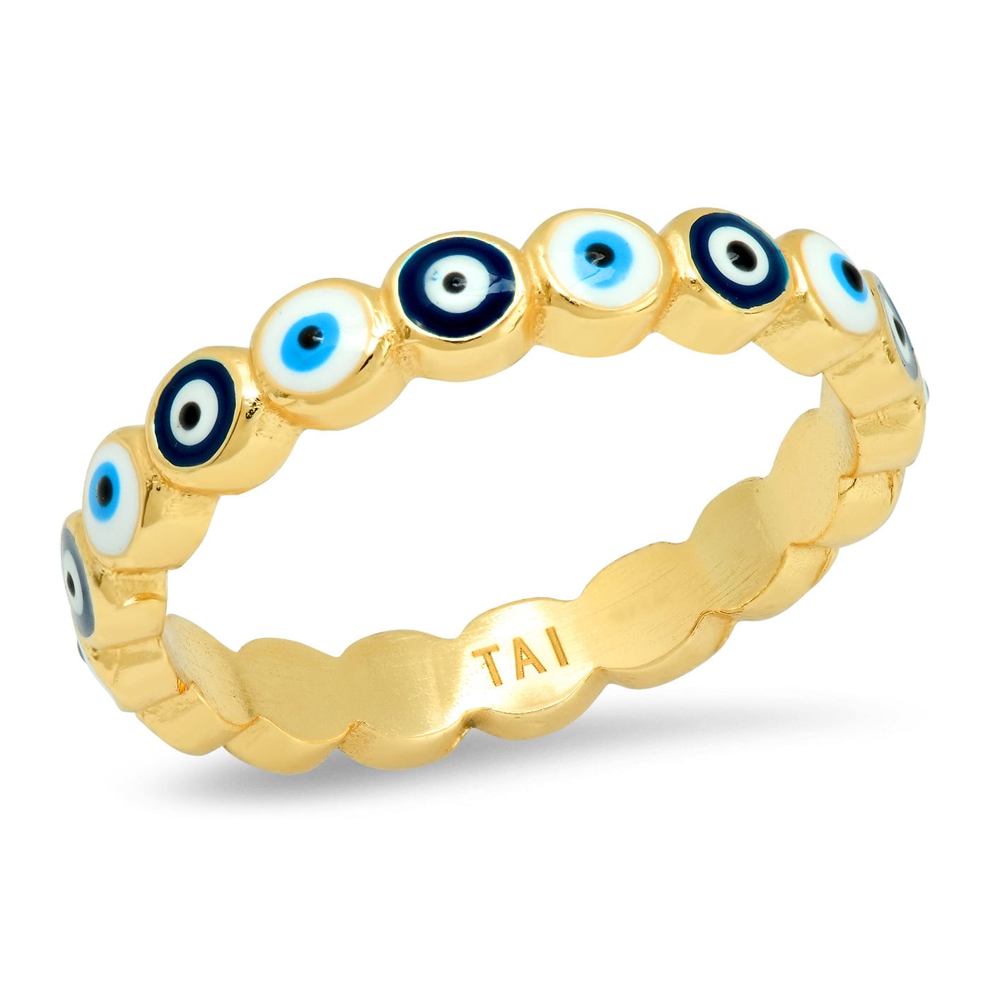 Enamel Evil Eye Ring