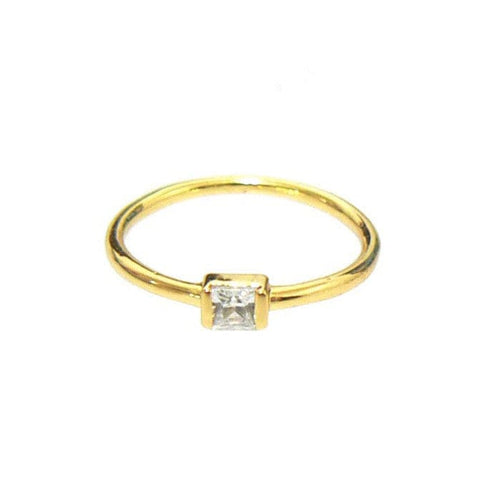 Classic Solitaire CZ Ring