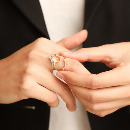 Vintage Birthstone Ring Set