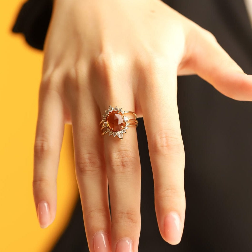 Vintage Birthstone Ring Set