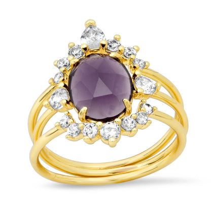 Vintage Birthstone Ring Set