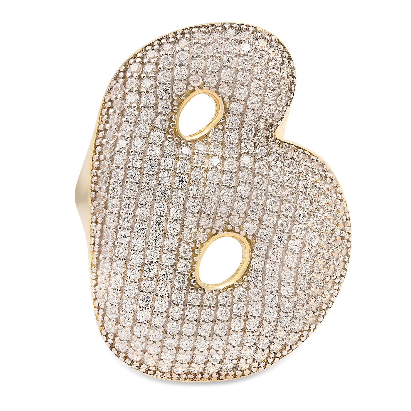 Twinkling Monogram Ring
