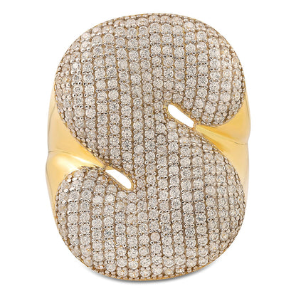 Twinkling Monogram Ring