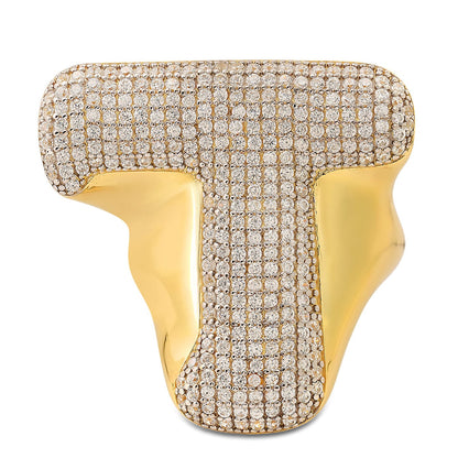Twinkling Monogram Ring