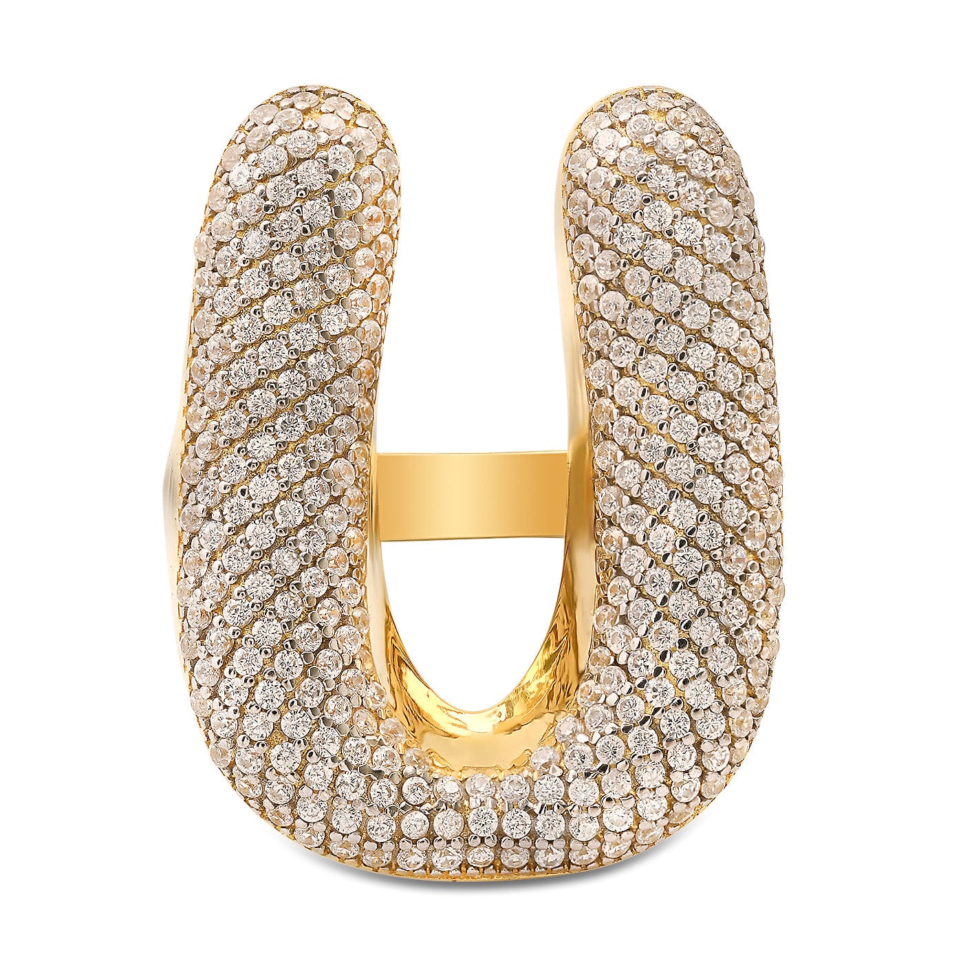 Twinkling Monogram Ring
