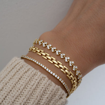 Tennis Bracelet w Latch