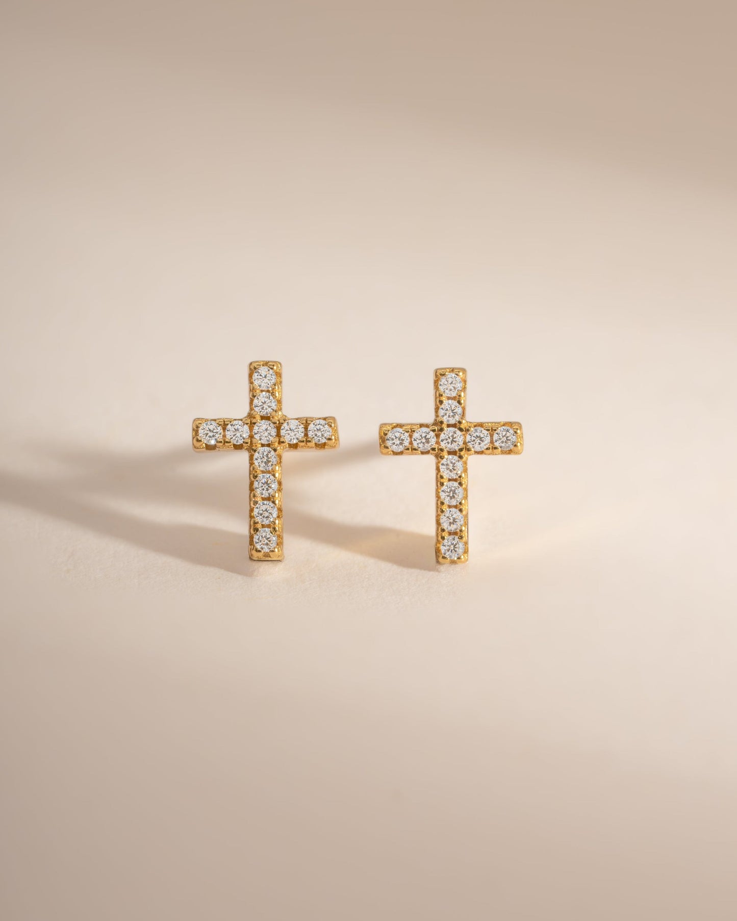 Tiny Cross Studs