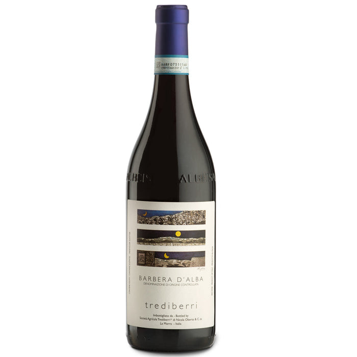 Trediberri Barbera d'Alba 2022 magnum 1.5L wine bottle, dark glass with label