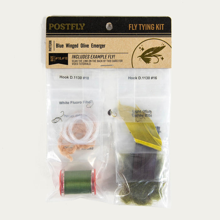 Trout Fly Tying Kit Box