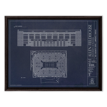 Framed Canvas - Small - Walnut