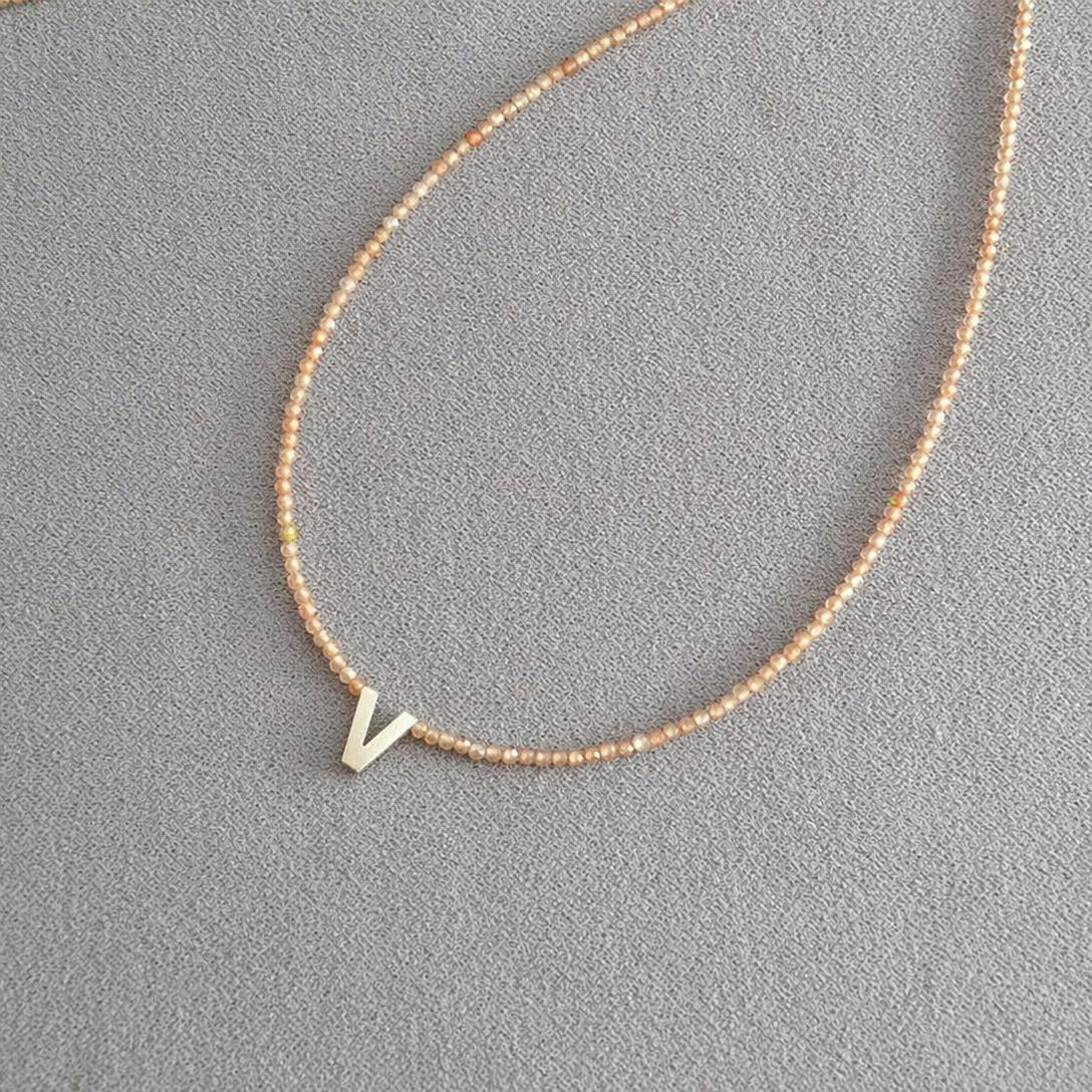 üì¢üì¢40% OFF !! ‚è∞Romantic Initial Beaded Choker Necklace