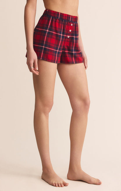 Z Supply: Boyfriend Boxer Haute Red - B Social Boutique